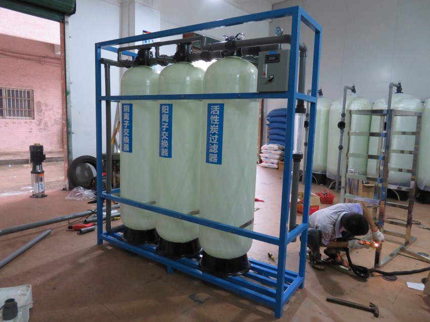 離子交換純水機,工業離子交換純水設備,離子交換水處理設備